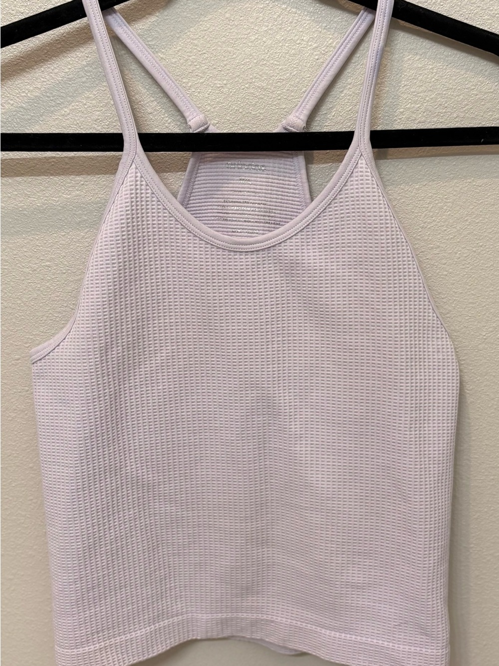Women’s Lightweight Waffle Tank Top in Light Lavender